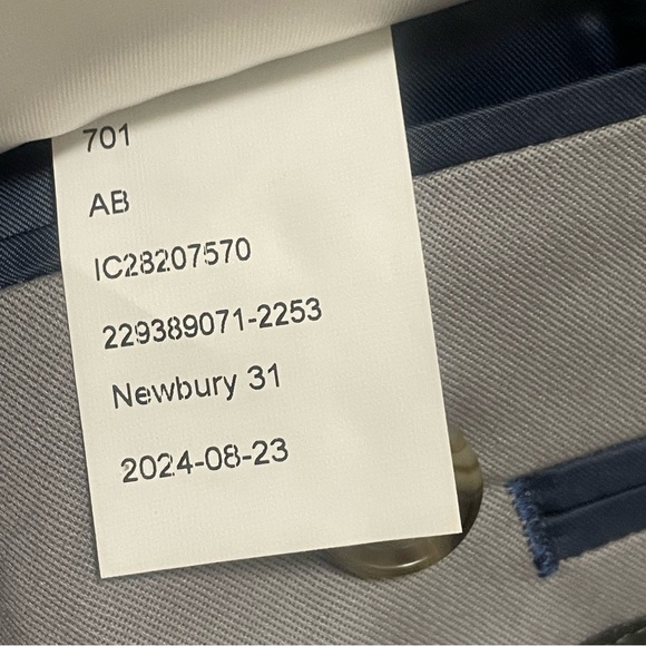 Indochino Mens Custom Blazer Light Gray Sailboat Lining Cotton NWT - Picture 8 of 10